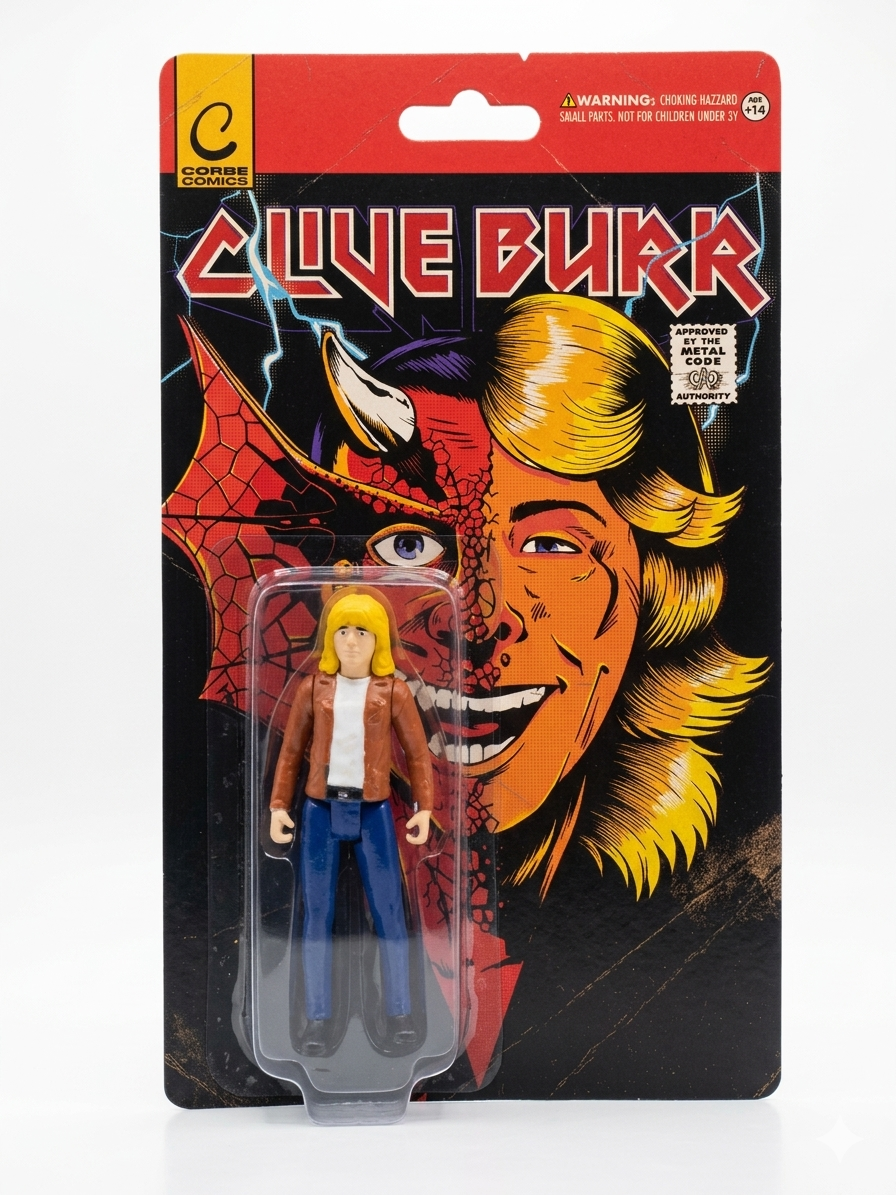 Clive Burr Boneco